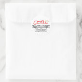 Zwitsers...Big Deal Ronde Sticker (Tas)