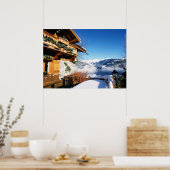 Zwitsers chalet poster (Keuken)