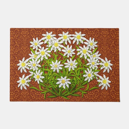 Zwitsers deuromat Edelweiss-gebergte Deurmat (Voorkant)