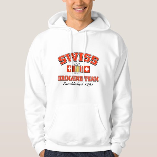 Zwitsers Drink team Hoodie (Voorkant)