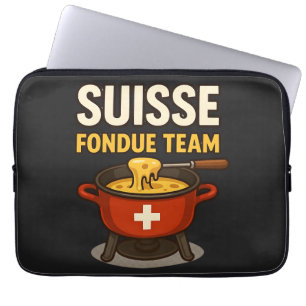 Zwitsers Fondue Team Laptop Sleeve