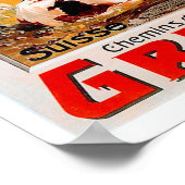 Zwitsers gebergte poster (Hoek)