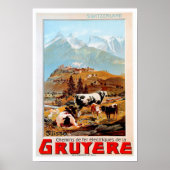 Zwitsers gebergte poster (Voorkant)