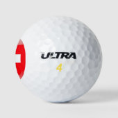 Zwitsers hart golfballen (Logo)