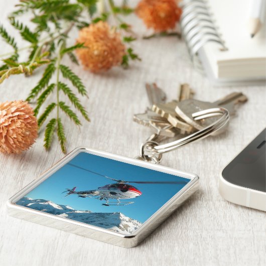 ZWITSERS HELICOPTER SLEUTELHANGER (Zijkant)