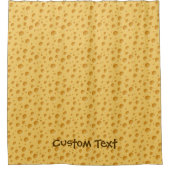 Zwitsers kaaspatroon douchegordijn (Voorkant)