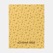 Zwitsers kaaspatroon fleece deken (Voorkant)