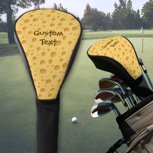 Zwitsers kaaspatroon golfheadcover