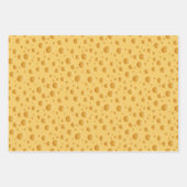 Zwitsers kaaspatroon inpakpapier vel (Voorkant 2)