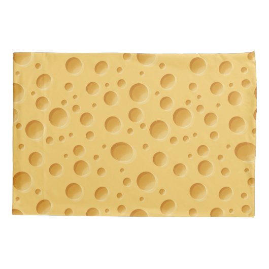 Zwitsers kaaspatroon kussensloop (Achterkant)