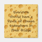 Zwitsers kaaspatroon magneet (Voorkant)