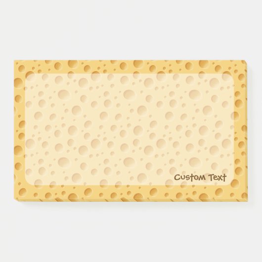 Zwitsers kaaspatroon post-it® notes (Voorkant)