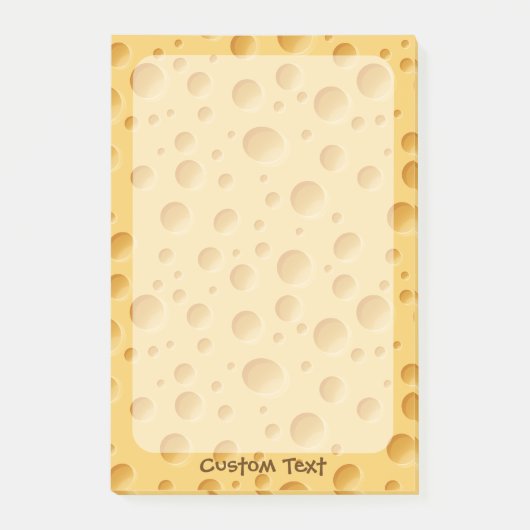 Zwitsers kaaspatroon post-it® notes (Voorkant)