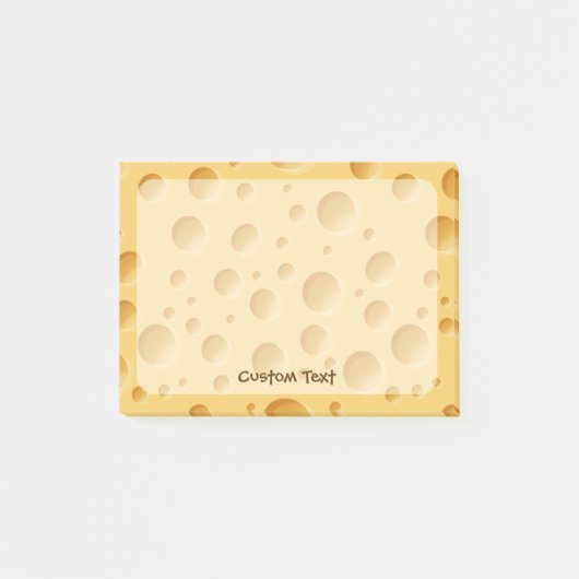 Zwitsers kaaspatroon post-it® notes (Voorkant)