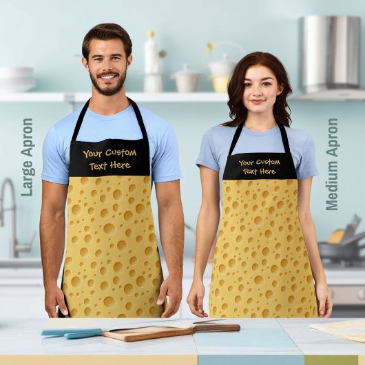 Zwitsers kaaspatroon schort