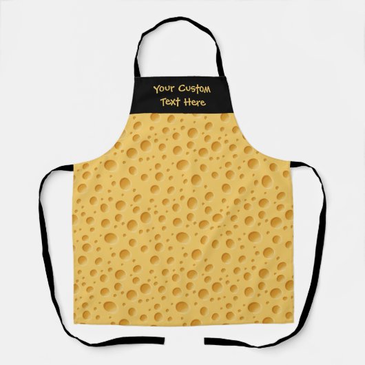 Zwitsers kaaspatroon schort (Voorkant)