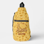 Zwitsers kaaspatroon sling bag (Voorkant)