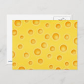 Zwitsers kaasschaafschildpadpatroon briefkaart (Voorkant / Achterkant)