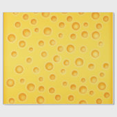 Zwitsers kaasschaafschildpadpatroon cadeaupapier (Vlak)