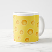 Zwitsers kaasschaafschildpadpatroon grote koffiekop (Voorkant rechts)