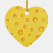 Zwitsers kaasschaafschildpadpatroon keramisch ornament (Voorkant)