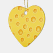 Zwitsers kaasschaafschildpadpatroon keramisch ornament (Links)