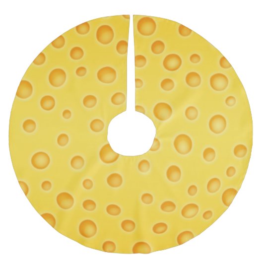 Zwitsers kaasschaafschildpadpatroon kerstboom rok (Voorkant)