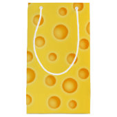 Zwitsers kaasschaafschildpadpatroon klein cadeauzakje (Voorkant)