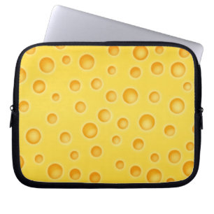 Zwitsers kaasschaafschildpadpatroon laptop sleeve