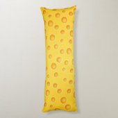 Zwitsers kaasschaafschildpadpatroon lichaamskussen (Achterkant (Verticaal))