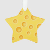 Zwitsers kaasschaafschildpadpatroon ornament (voorkant)