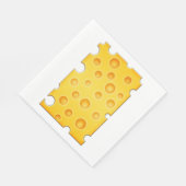 Zwitsers kaasschaafschildpadpatroon servetten (Hoek)