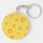 Zwitsers kaasschaafschildpadpatroon sleutelhanger (Achterkant)