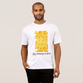 Zwitsers kaasschaafschildpadpatroon t-shirt (Voorkant volledig)