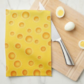 Zwitsers kaasschaafschildpadpatroon theedoek (Quarter Fold)