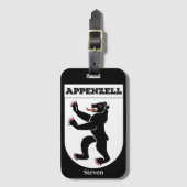 Zwitsers kanton Appenzell, innerhoden wapenschild Bagagelabel (Voorkant (verticaal))