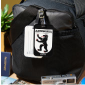 Zwitsers kanton Appenzell, innerhoden wapenschild Bagagelabel