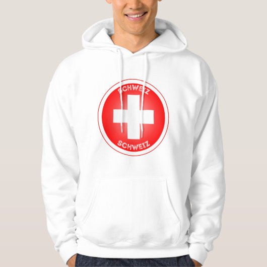 Zwitsers Kruis Schweiz Hoodie (Voorkant)