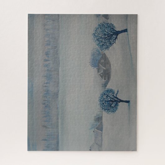 Zwitsers land Opus 2 Winter Legpuzzel (Verticaal)