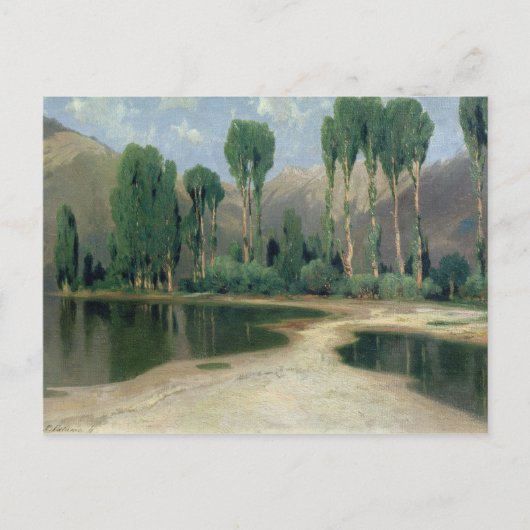 Zwitsers landschap briefkaart (Voorkant)