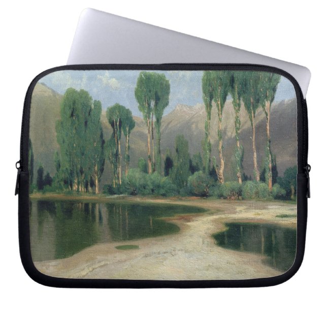 Zwitsers landschap laptop sleeve (Voorkant)