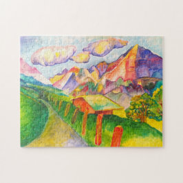 Zwitsers landschap legpuzzel