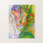 Zwitsers landschap legpuzzel (Verticaal)