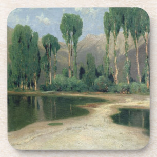Zwitsers landschap onderzetter