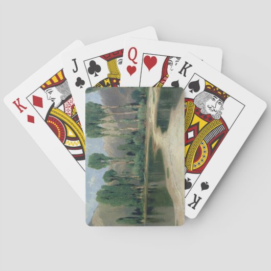 Zwitsers landschap pokerkaarten (Achterkant)
