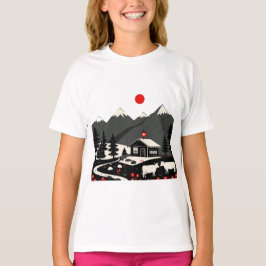 Zwitsers landschap t-shirt