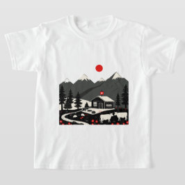 Zwitsers landschap t-shirt
