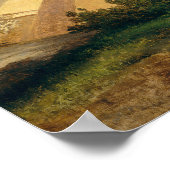 Zwitsers landschap van Alexandre Calame Poster (Hoek)