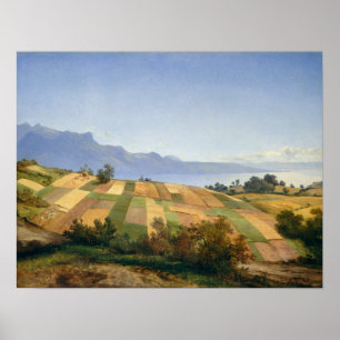 Zwitsers landschap van Alexandre Calame Poster