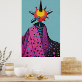Zwitsers legerhoofd - Ken Gage Art Poster (Keuken)